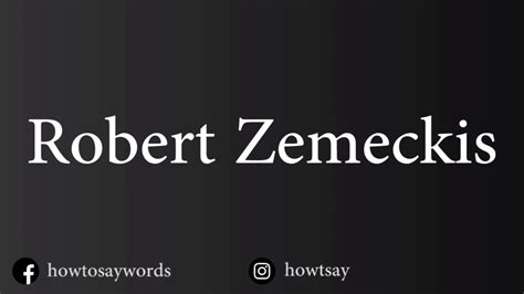zemeckis pronunciation